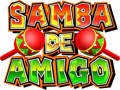 Samba De Amigo title screen for Wii